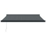 Toldo retráctil aluminio y tela gris antracita 3x2,5 m de vidaXL, Toldos - Ref: Foro24-3154611, Precio: 508,88 €, Descuento: %