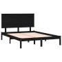 Estructura de cama madera maciza de pino negra 140x190 cm de vidaXL, Camas y somieres - Ref: Foro24-3104787, Precio: 166,62 €...