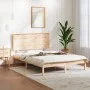Solid wood bed frame 120x190 cm by vidaXL, Beds and slatted bases - Ref: Foro24-3104773, Price: 116,92 €, Discount: %