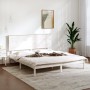 Estructura de cama madera maciza de pino blanco 200x200 cm de vidaXL, Camas y somieres - Ref: Foro24-3104824, Precio: 155,17 ...