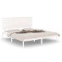 Estructura de cama madera maciza de pino blanco 200x200 cm de vidaXL, Camas y somieres - Ref: Foro24-3104824, Precio: 155,17 ...