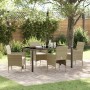Conjunto de Comedor de Jardín 5 pcs Beige ratán sintético en Sillas de jardín | Comprar online en Foru.es