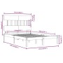 Estructura de cama madera maciza negra King Size 150x200 cm de vidaXL, Camas y somieres - Ref: Foro24-3104747, Precio: 165,89...