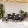 Conjunto de Comedor de Jardín 7 pcs Marrón ratán sintético en Sillas de jardín | Comprar online en Foru.es