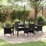 Conjunto de Comedor de Jardín 5 pcs Negro ratán sintético en Sillas de jardín | Comprar online en Foru.es