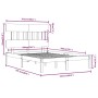 Estructura de cama madera maciza blanco 200x200 cm de vidaXL, Camas y somieres - Ref: Foro24-3104759, Precio: 138,12 €, Descu...