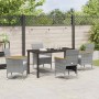 Conjunto de Comedor de Jardín 5 pcs Gris ratán sintético en Sillas de jardín | Comprar online en Foru.es