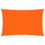 Toldo de vela rectangular de tela oxford naranja 2,5x5 m en Sombrillas | Comprar online en Foru.es
