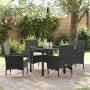 Conjunto de Comedor de Jardín 5 pcs Negro ratán sintético en Sillas de jardín | Comprar online en Foru.es