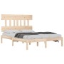 Estructura de cama de madera maciza 120x200 cm de vidaXL, Camas y somieres - Ref: Foro24-3104733, Precio: 106,56 €, Descuento: %