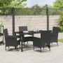 Conjunto de Comedor de Jardín 5 pcs Negro ratán sintético en Sillas de jardín | Comprar online en Foru.es