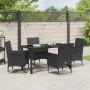 Conjunto de Comedor de Jardín 5 pcs Negro ratán sintético en Sillas de jardín | Comprar online en Foru.es
