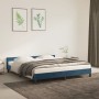 Estructura cama con cabecero terciopelo azul oscuro 180x200 cm de vidaXL, Camas y somieres - Ref: Foro24-347589, Precio: 132,...