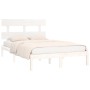 Estructura de cama madera maciza blanco Supe King 180x200 cm de vidaXL, Camas y somieres - Ref: Foro24-3104689, Precio: 139,4...