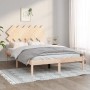 Estructura de cama de madera maciza 120x200 cm de vidaXL, Camas y somieres - Ref: Foro24-3104863, Precio: 107,76 €, Descuento: %