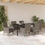 Conjunto de Comedor de Jardín 7 pcs Gris ratán sintético en Sillas de jardín | Comprar online en Foru.es