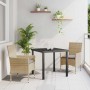 Conjunto de Comedor de Jardín 3 pcs Beige ratán sintético en Sillas de jardín | Comprar online en Foru.es