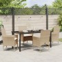 Conjunto de Comedor de Jardín 5 pcs Beige ratán sintético en Sillas de jardín | Comprar online en Foru.es