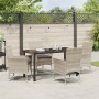 Conjunto de Comedor de Jardín 5 pcs Gris Claro ratán sintético en Sillas de jardín | Comprar online en Foru.es