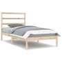Estructura de cama madera maciza de pino 90x200 cm de vidaXL, Camas y somieres - Ref: Foro24-3104918, Precio: 77,90 €, Descue...
