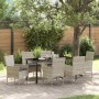 Conjunto de Comedor de Jardín 7 pcs Gris Claro ratán sintético en Sillas de jardín | Comprar online en Foru.es