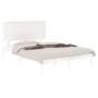 Estructura de cama madera maciza de pino blanca 120x200 cm de vidaXL, Camas y somieres - Ref: Foro24-3104799, Precio: 131,97 ...
