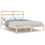 Estructura de cama madera maciza 120x190 cm de vidaXL, Camas y somieres - Ref: Foro24-3104903, Precio: 108,43 €, Descuento: %
