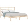 Estructura de cama madera maciza 120x190 cm de vidaXL, Camas y somieres - Ref: Foro24-3104903, Precio: 108,43 €, Descuento: %