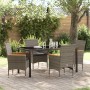 Conjunto de Comedor de Jardín 5 pcs Gris ratán sintético en Sillas de jardín | Comprar online en Foru.es