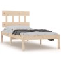 Estructura de cama individual madera maciza 90x200 cm de vidaXL, Camas y somieres - Ref: Foro24-3104723, Precio: 79,27 €, Des...