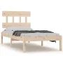 Estructura de cama individual madera maciza 90x200 cm de vidaXL, Camas y somieres - Ref: Foro24-3104723, Precio: 78,27 €, Des...