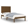 Estructura de cama madera maciza pino marrón miel 100x200 cm de vidaXL, Camas y somieres - Ref: Foro24-3104796, Precio: 115,8...