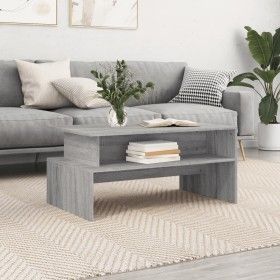 Mesa de centro madera de ingeniería gris Sonoma 90x55x42,5 cm de vidaXL, Mesas de centro - Ref: Foro24-834284, Precio: 51,26 ...