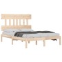 Estructura de cama madera maciza 120x190 cm de vidaXL, Camas y somieres - Ref: Foro24-3104708, Precio: 109,94 €, Descuento: %