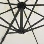 Sombrilla voladiza con poste de acero arena 300 cm de vidaXL, Sombrillas - Ref: Foro24-44628, Precio: 101,56 €, Descuento: %