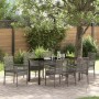 Conjunto de Comedor de Jardín 7 pcs Gris ratán sintético en Sillas de jardín | Comprar online en Foru.es