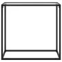 Mesa consola vidrio templado transparente 80x35x75 cm de vidaXL, Mesas auxiliares - Ref: Foro24-322807, Precio: 54,29 €, Desc...