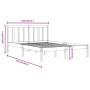 Estructura de cama madera maciza de pino blanca 120x200 cm de vidaXL, Camas y somieres - Ref: Foro24-3105067, Precio: 121,48 ...