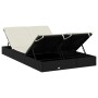 Tumbona 2 personas ratán sintético con cojines negro de vidaXL, Tumbonas - Ref: Foro24-319645, Precio: 244,99 €, Descuento: %