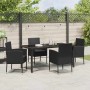 Conjunto de Comedor de Jardín 5 pcs Negro ratán sintético en Sillas de jardín | Comprar online en Foru.es