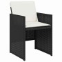 Conjunto de Comedor de Jardín 5 pcs Negro ratán sintético en Sillas de jardín | Comprar online en Foru.es