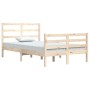 Estructura de cama madera maciza de pino 120x200 cm de vidaXL, Camas y somieres - Ref: Foro24-3105001, Precio: 107,00 €, Desc...