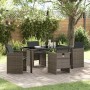 Conjunto de Comedor de Jardín 5 pcs Gris ratán sintético en Sillas de jardín | Comprar online en Foru.es