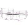Estructura de cama de madera maciza de pino blanca 160x200 cm de vidaXL, Camas y somieres - Ref: Foro24-3105017, Precio: 135,...