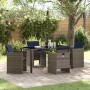 Conjunto de Comedor de Jardín 5 pcs Gris ratán sintético en Sillas de jardín | Comprar online en Foru.es