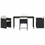 Conjunto de Comedor de Jardín 5 pcs Negro ratán sintético en Sillas de jardín | Comprar online en Foru.es