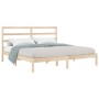 Estructura de cama de madera maciza de pino 200x200 cm de vidaXL, Camas y somieres - Ref: Foro24-3104953, Precio: 120,40 €, D...