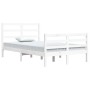 Estructura de cama madera maciza de pino blanco 120x200 cm de vidaXL, Camas y somieres - Ref: Foro24-3105002, Precio: 118,18 ...