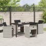 Conjunto de Comedor de Jardín 5 pcs Gris Claro ratán sintético en Sillas de jardín | Comprar online en Foru.es