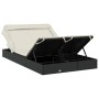 Tumbona 2 personas toldo plegable ratán PE negro 213x118x97 cm de vidaXL, Tumbonas - Ref: Foro24-319650, Precio: 257,06 €, De...